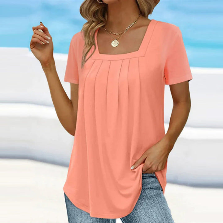 Callie - Elegant Pleated Blouse