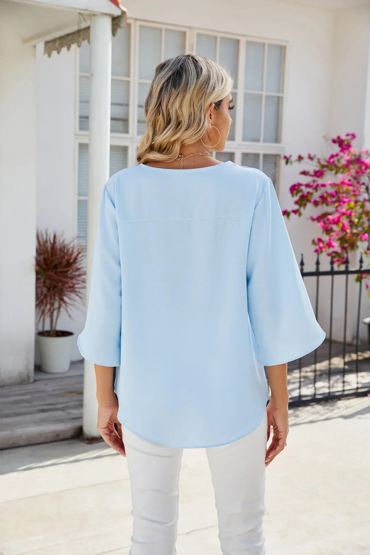 Felicity™ - Casual V-neck Blouse