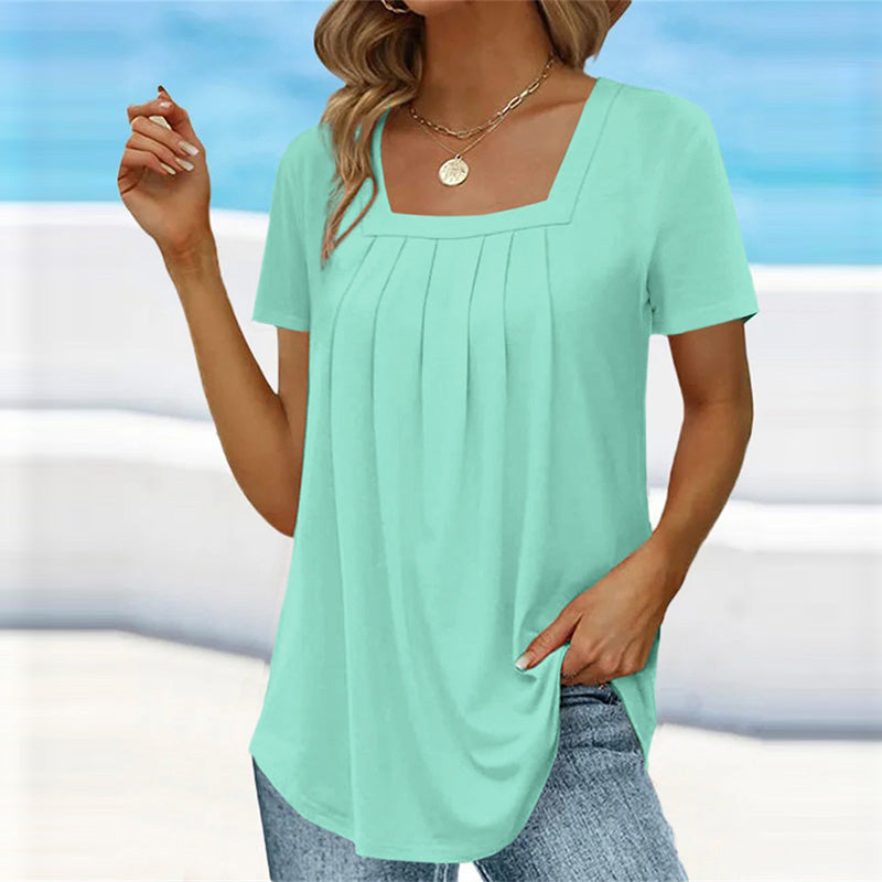 Callie - Elegant Pleated Blouse