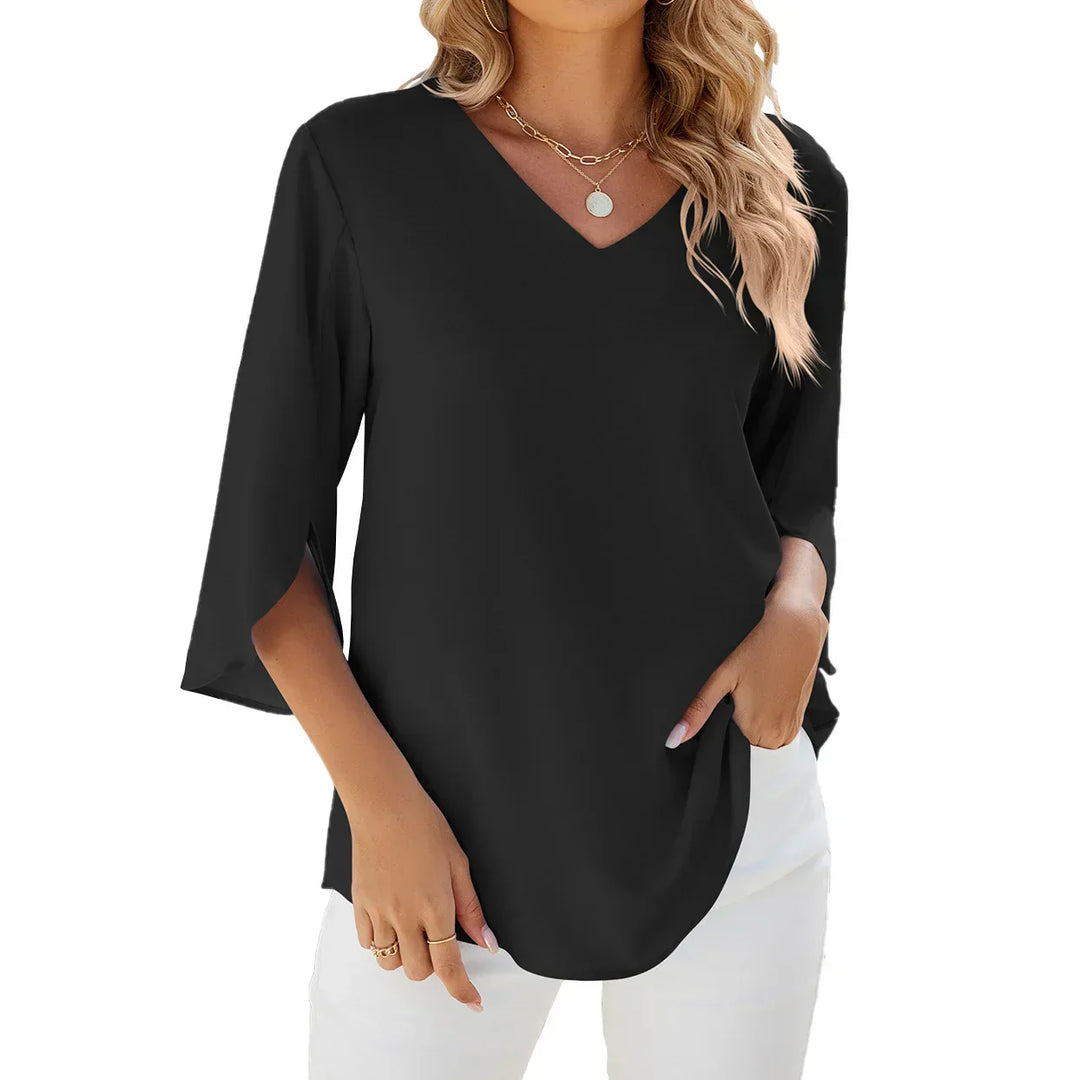 Felicity™ - Casual V-neck Blouse