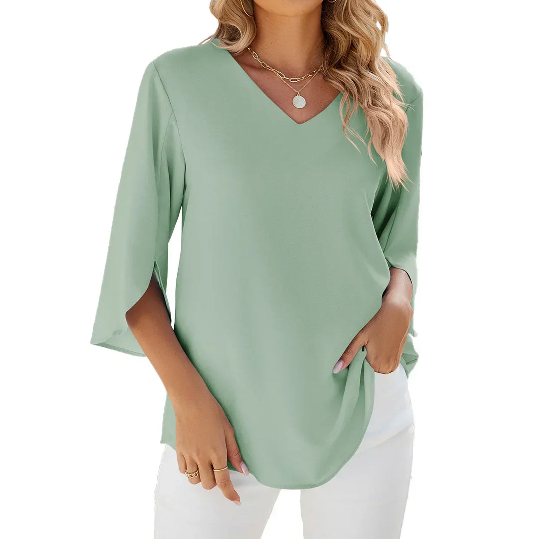 Felicity™ - Casual V-neck Blouse