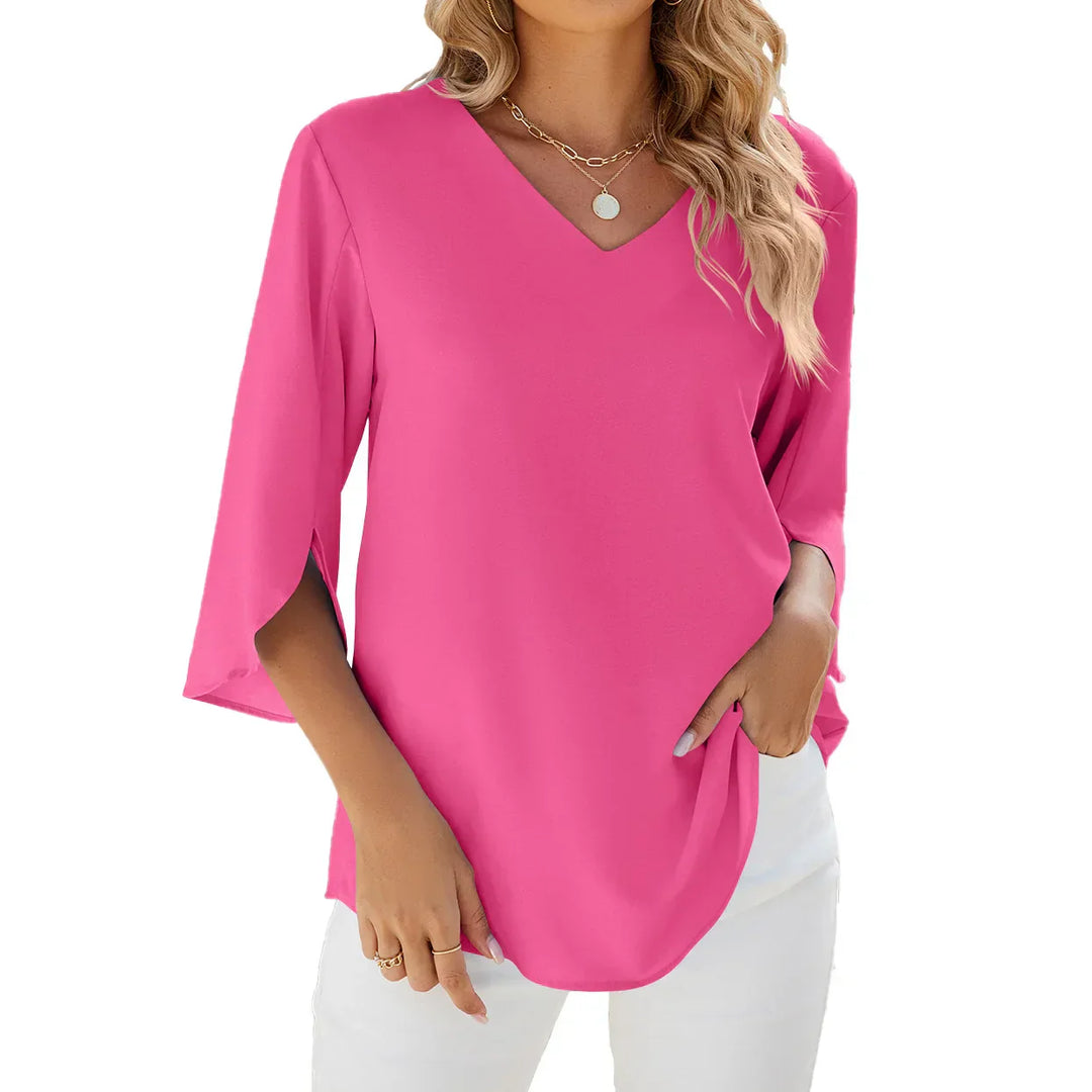 Felicity™ - Casual V-neck Blouse