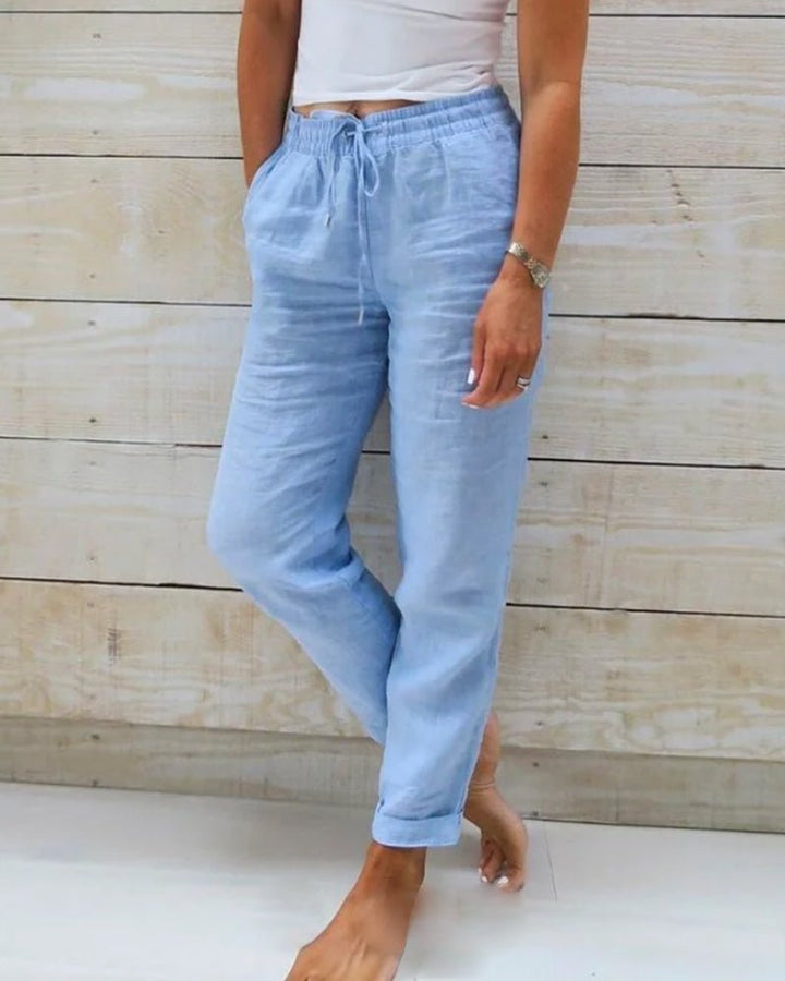 Elsa - Comfortable Casual Linen Pants