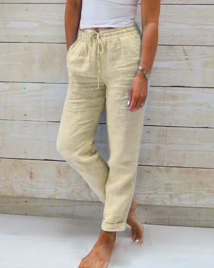 Elsa - Comfortable Casual Linen Pants