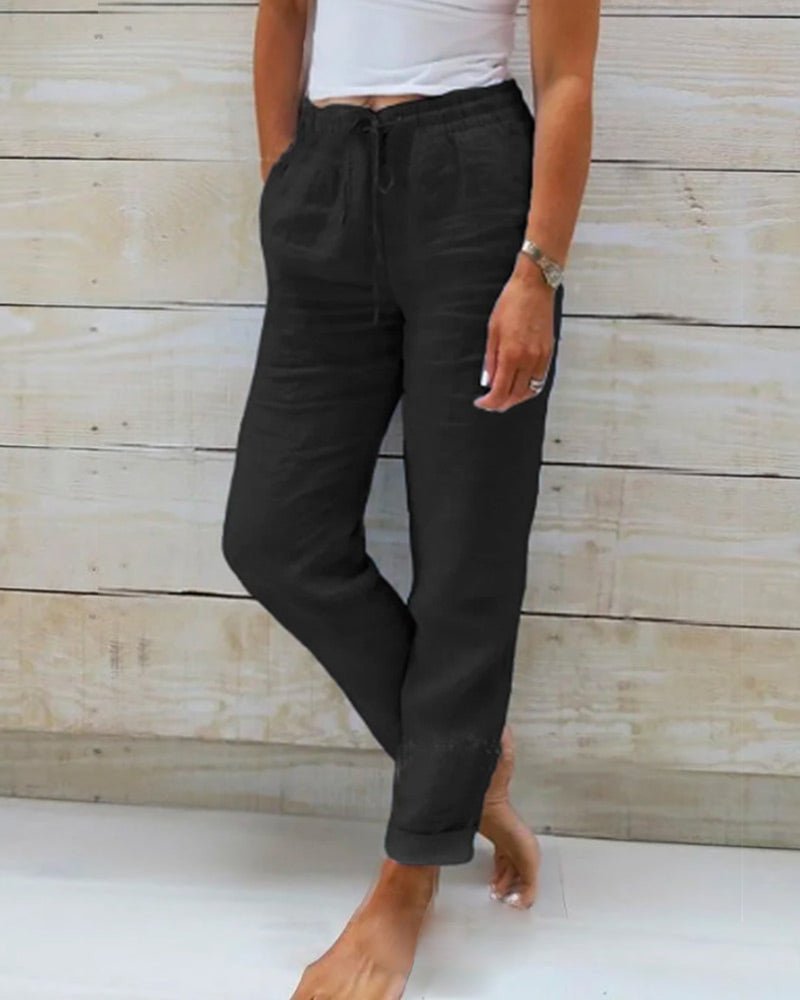 Elsa - Comfortable Casual Linen Pants