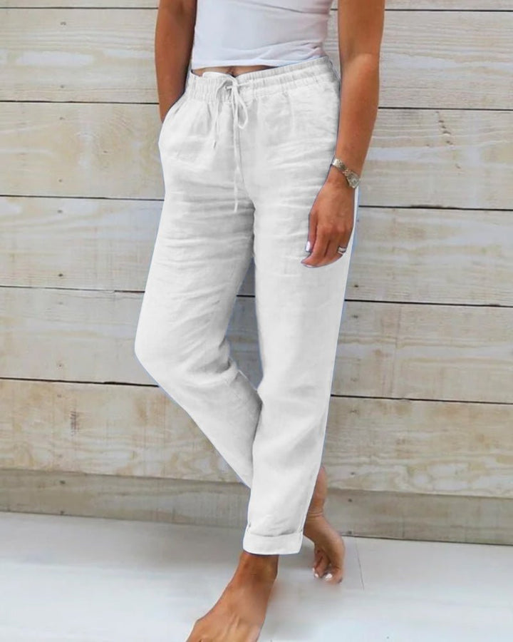 Elsa - Comfortable Casual Linen Pants